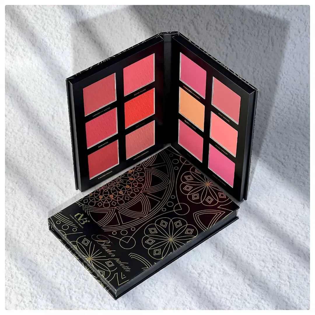 Cvb Blusher palette Perfect All Skin Tones Twelve Shades