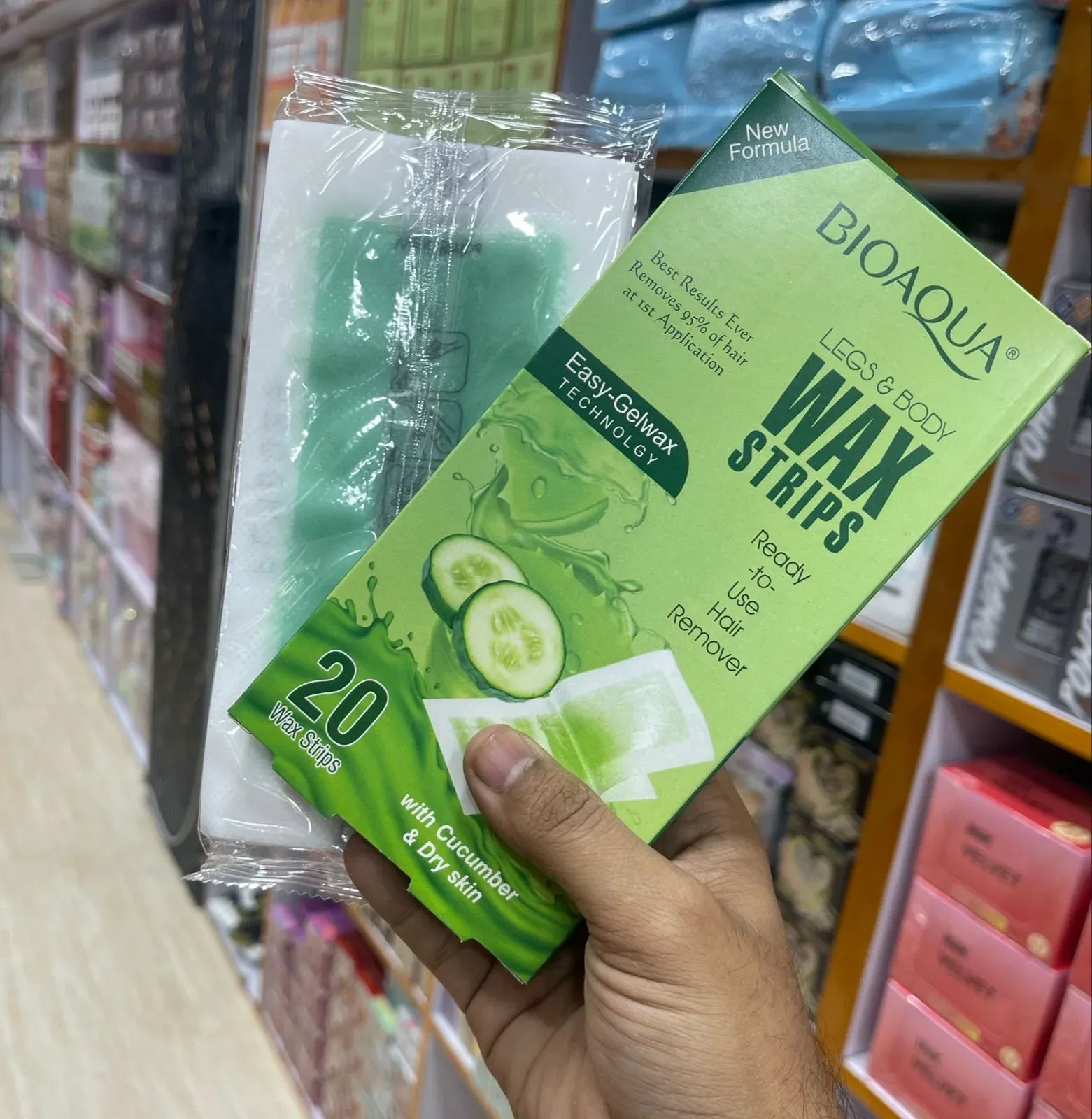 Bioaqua Body Wax Strips Dry (20 Pieces)