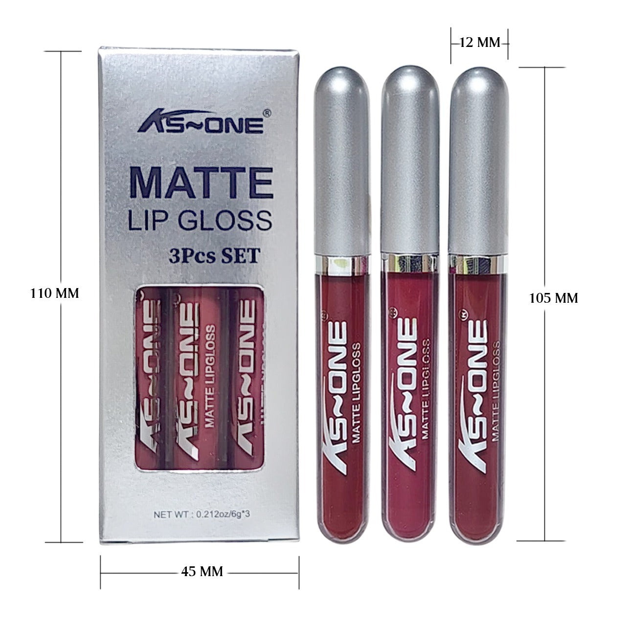 Ks One Matte Lipgloss (3 Pcs )