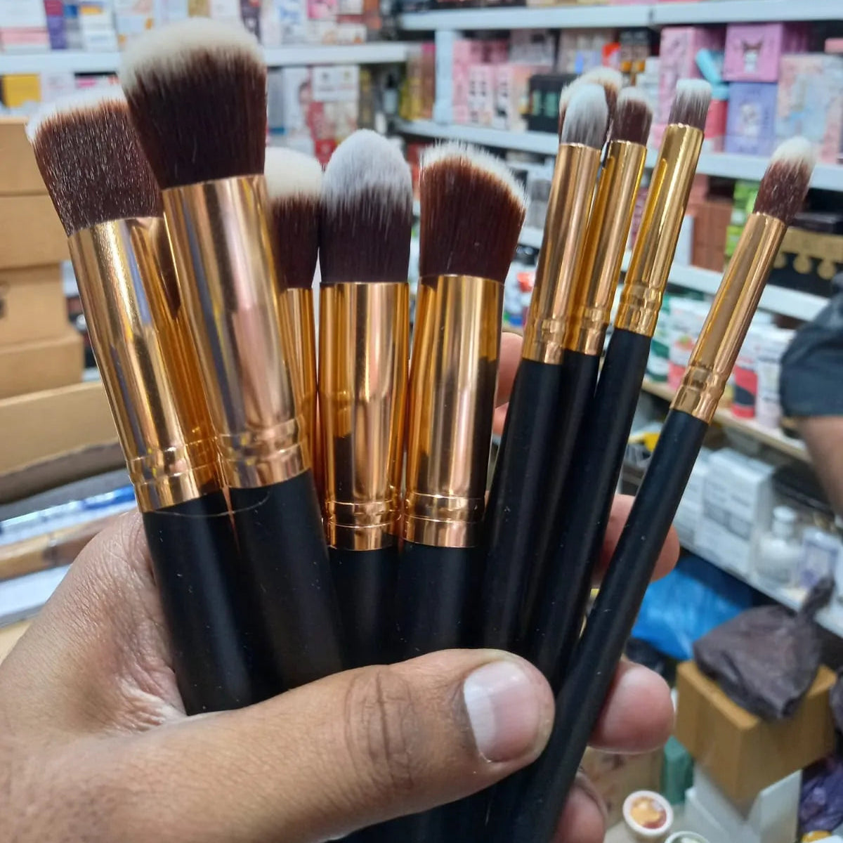 Makeup Highquality Brush 10-Pcs Set