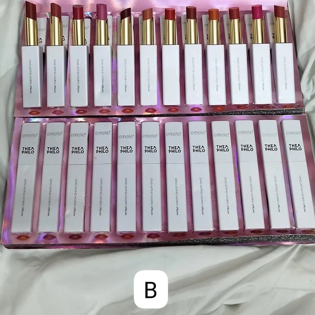 Emellie Matt lipstick 12 pcs