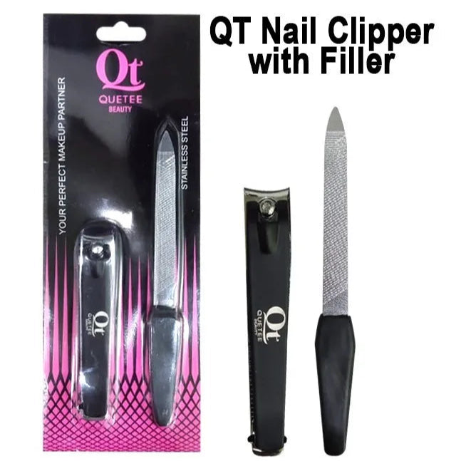 Qt Nail Clipper With Filler 2in1 Set