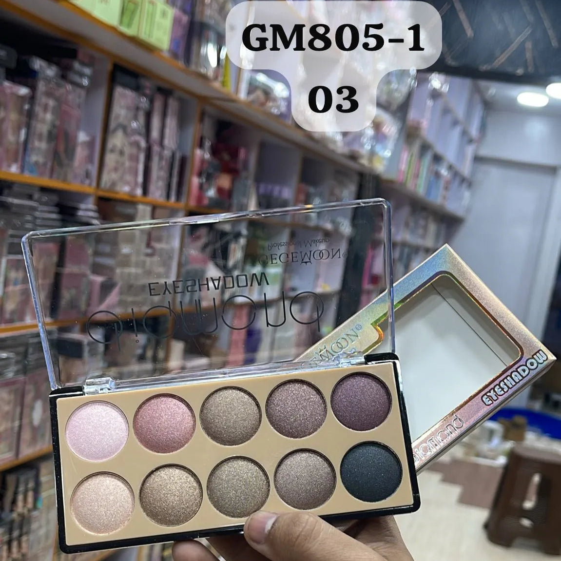 Gege Moon 10 Colors Diamond Eyeshadow Palette