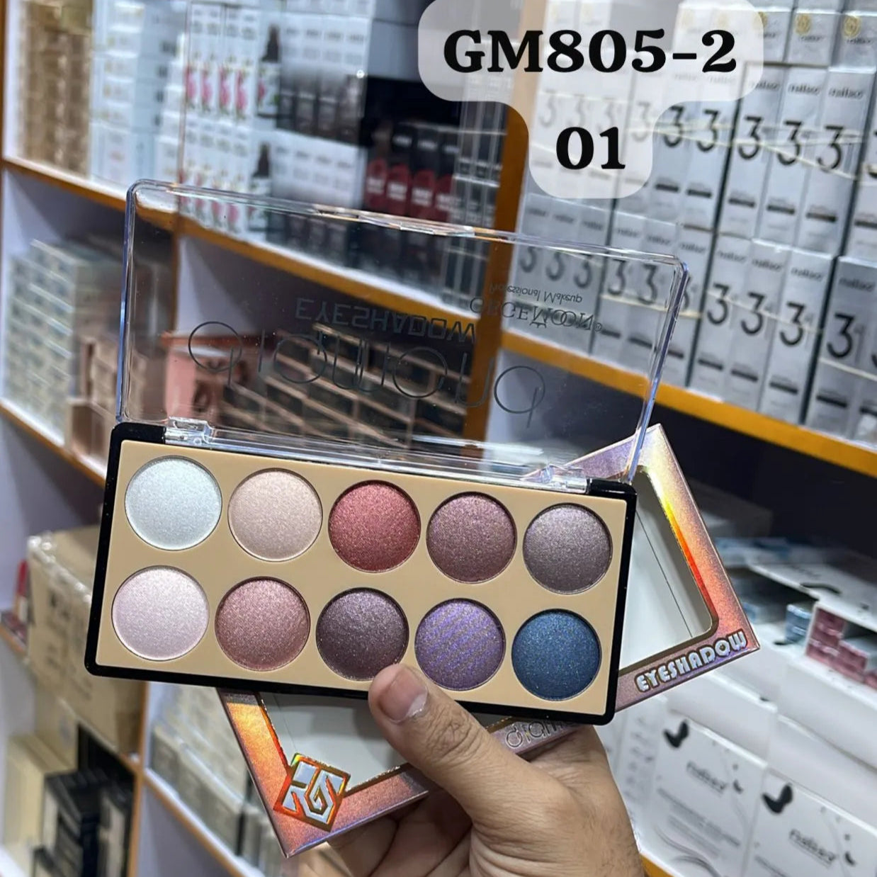 Gege Moon 10 Colors Diamond Eyeshadow Palette