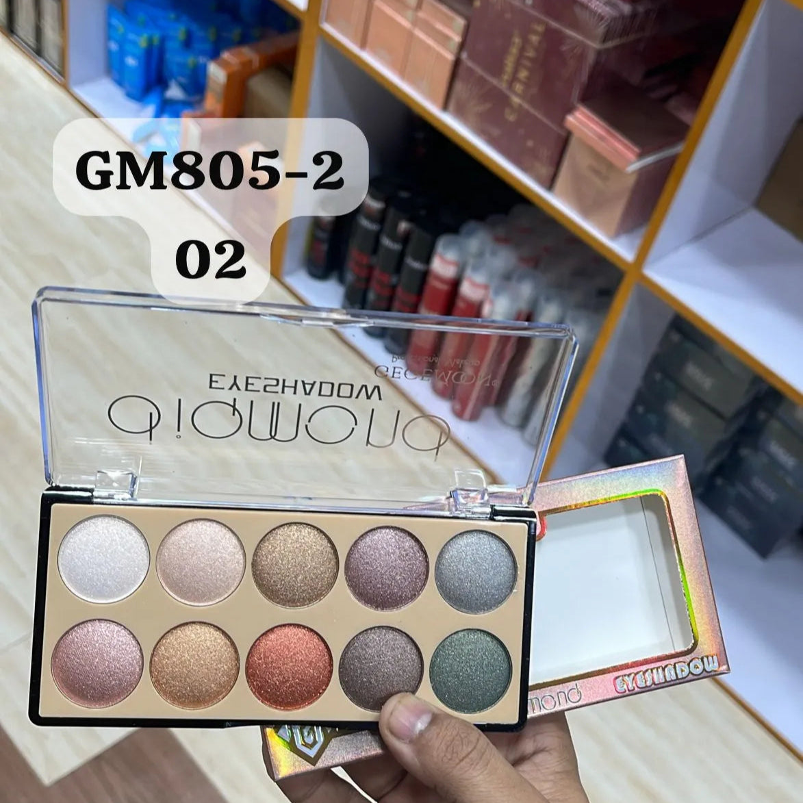 Gege Moon 10 Colors Diamond Eyeshadow Palette
