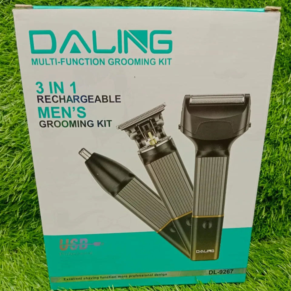 DALING DL-9267, 3-in-1 Rechargeable Hair Clipper