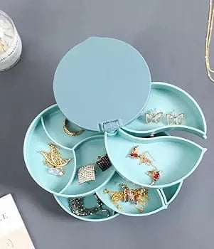Jewelry Box Storage Multi Layers Rotating Necklace Earrings Jewelry Container