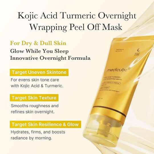 Medicube Kojic Acid Turmeric Night Wrapping Mask - 75ml
