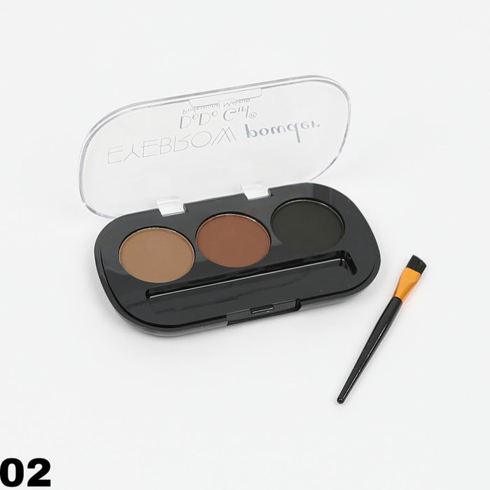 DoDo Girl 3-in-1 Eyebrow Powder with Brush