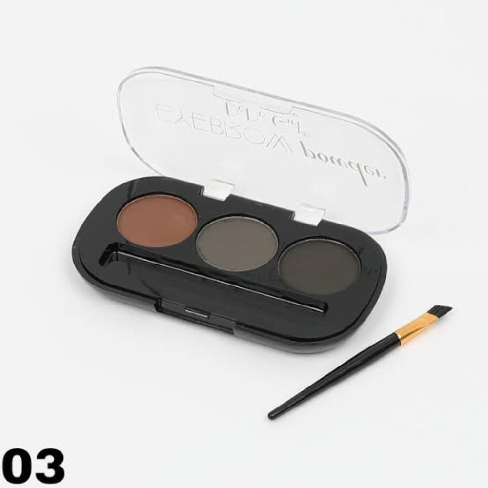DoDo Girl 3-in-1 Eyebrow Powder with Brush