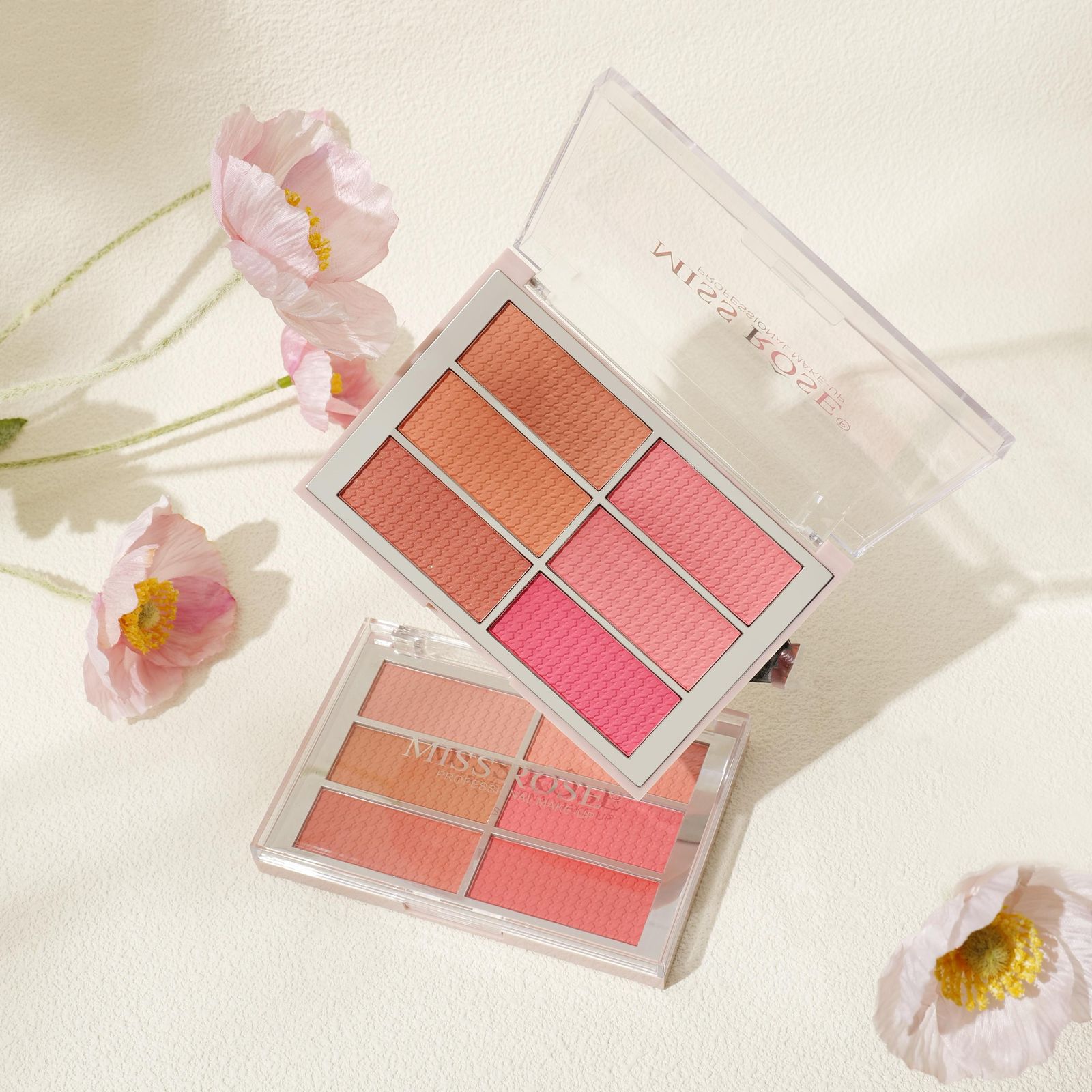Miss Rose Rubik Cube 6-Color Blush Palette
