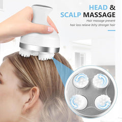 Scalp Full Body Pain Relief Massager – Rechargeable