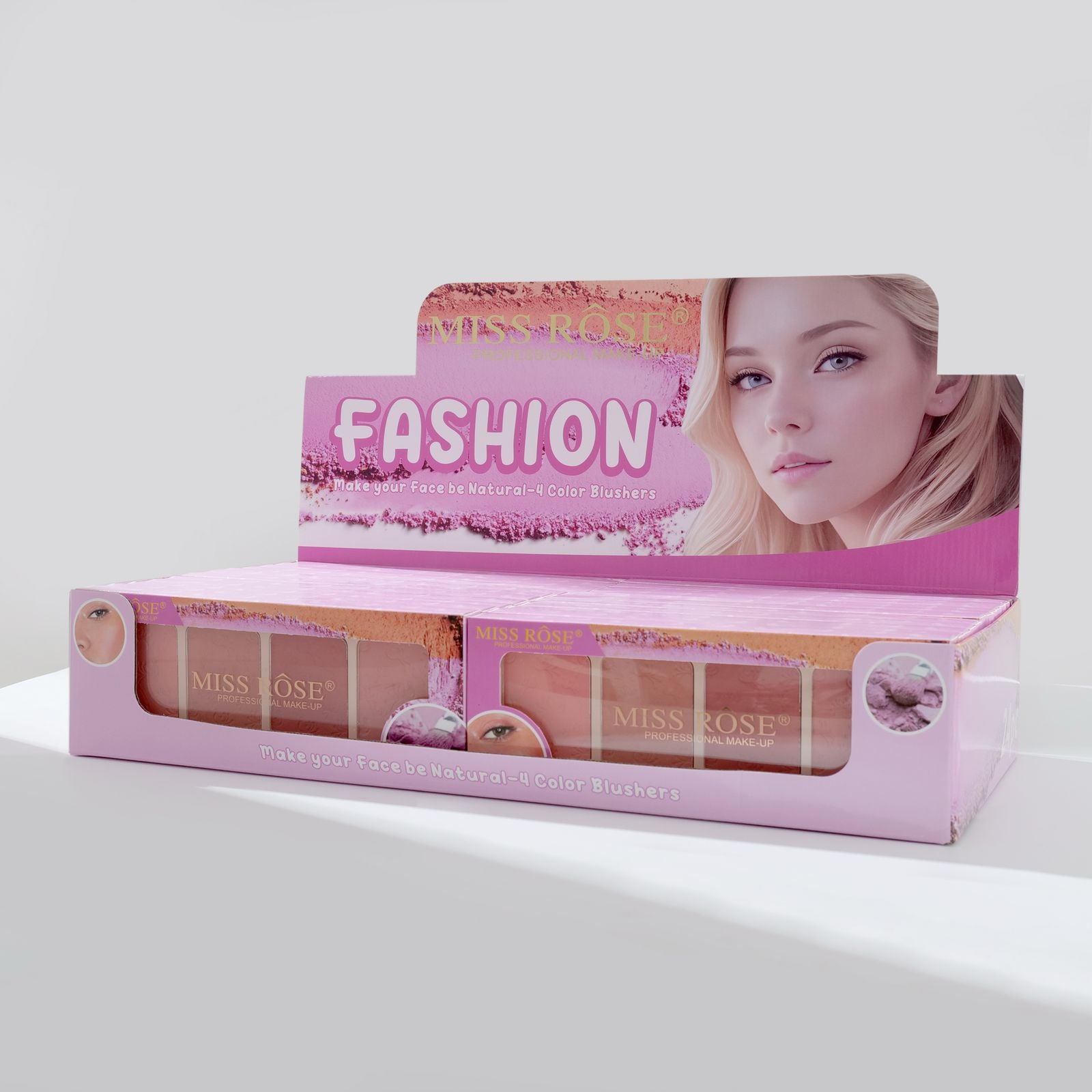 Miss Rose 4-Color Blush Palette – ButterBlend Formula for Smooth, Buildable Color