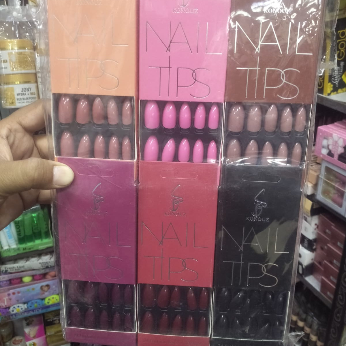 KONOUZ 24pcs Fashion Nails