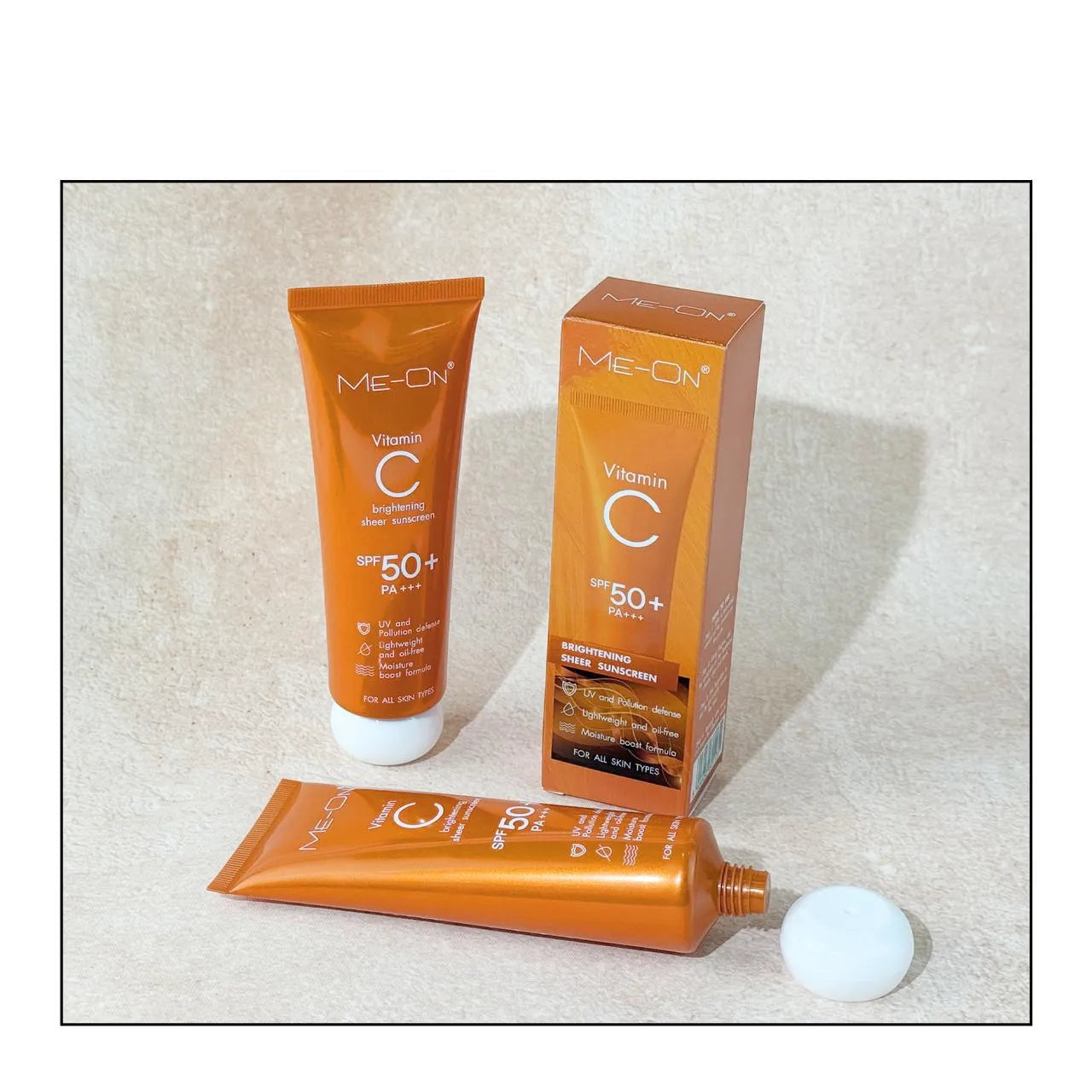 Me-on Vitamin C Brightening Sheer Sunscreen SPF 50 ( 100g )