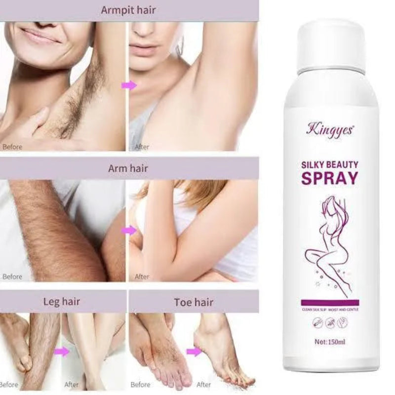 Kingyes Silky Beauty Hair Removal Spray - 150ML