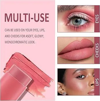 Huxia Beauty Moistured Blush Stick – Creamy & Blendable Cheek Color