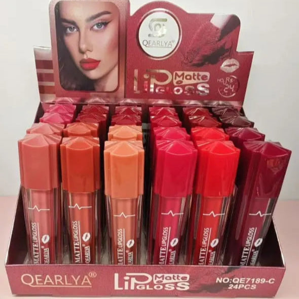 Qearlya Matte Lip Gloss – Intense Color & Soft Matte Texture for Every Occasion
