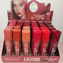 Qearlya Matte Lip Gloss – Intense Color & Soft Matte Texture for Every Occasion