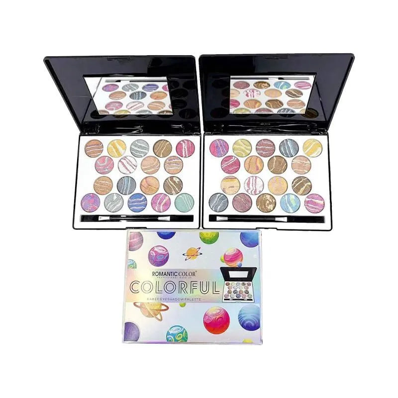 Romantic Color Eyeshadow Palette – 18 Vibrant Shades