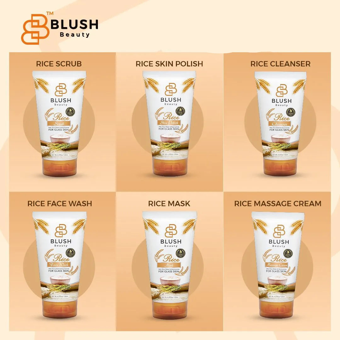 Blush Beauty Pack of 6 Skin Care Items