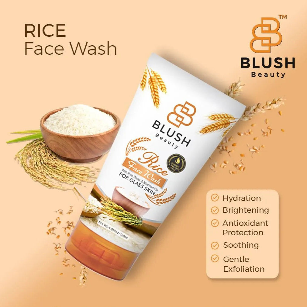 Blush Beauty Rice Face Wash – 120ml