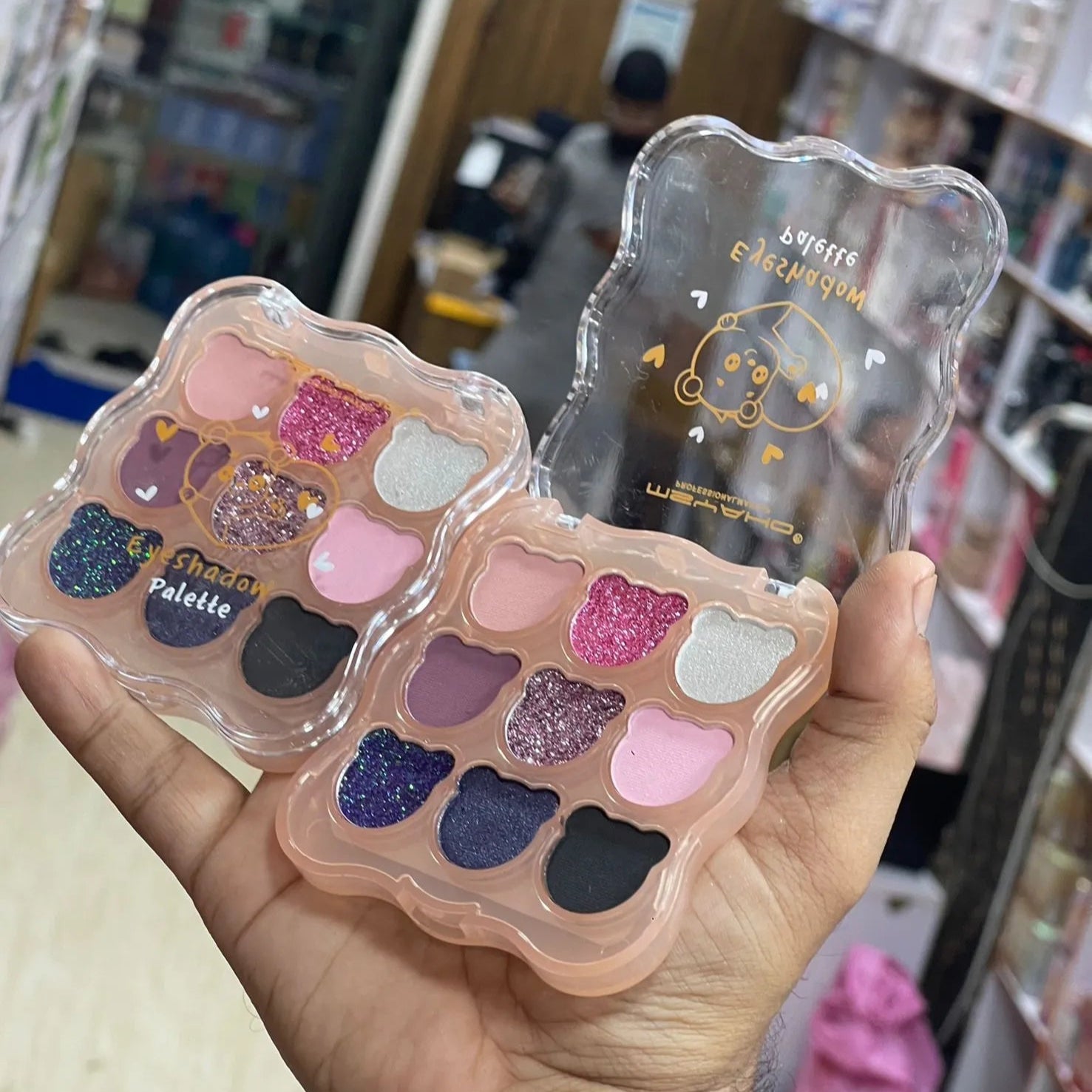 MSYAHO Cute Bear 9-Color Eyeshadow Palette