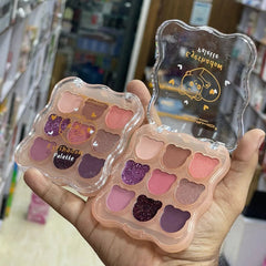 MSYAHO Cute Bear 9-Color Eyeshadow Palette