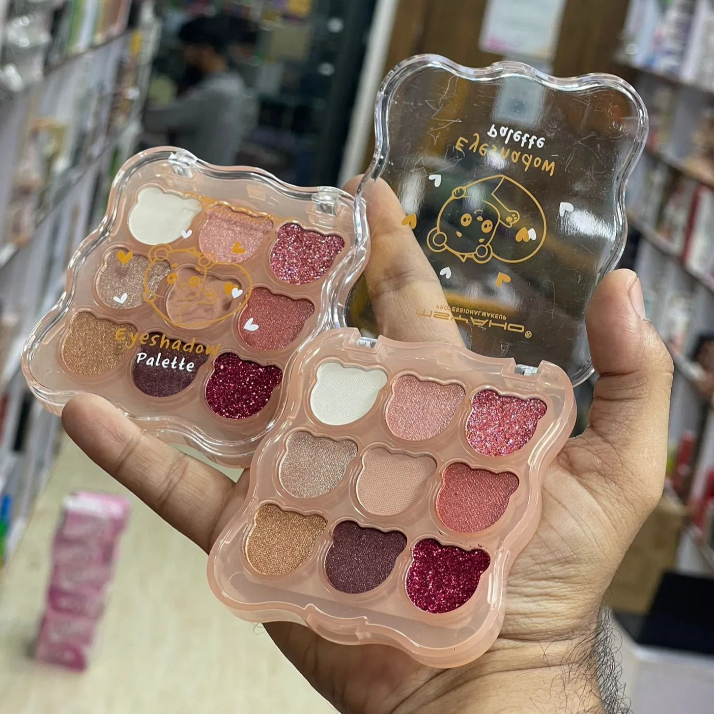MSYAHO Cute Bear 9-Color Eyeshadow Palette