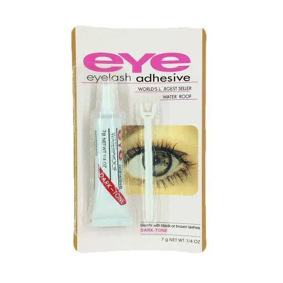 Eye Eyelashes Glue – White, Black & Transparent with Applicator Stick