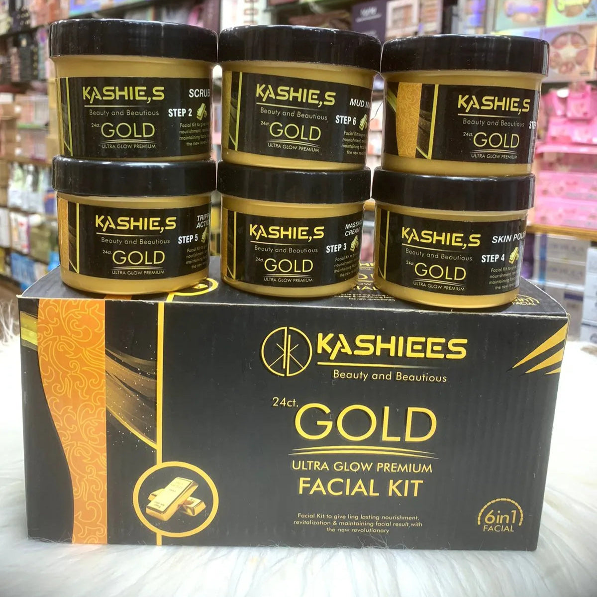 Kasheee's 24K Gold Facial Kit – Luxury Skin Care Treatment