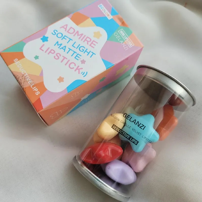 Gelanzi Admire Soft Light Matte Lipstick - 8pcs