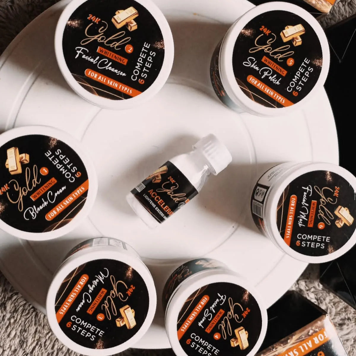 24k Gold Facial Kit Original Ultra Glowing Facial Kit Pack Of 6