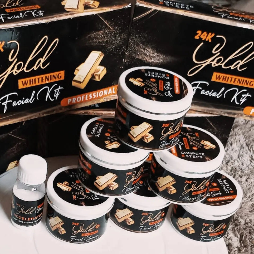 24k Gold Facial Kit Original Ultra Glowing Facial Kit Pack Of 6