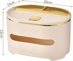 Multifunctional ABS Tissue Box with Storage – Sleek Organizer for Home & Office