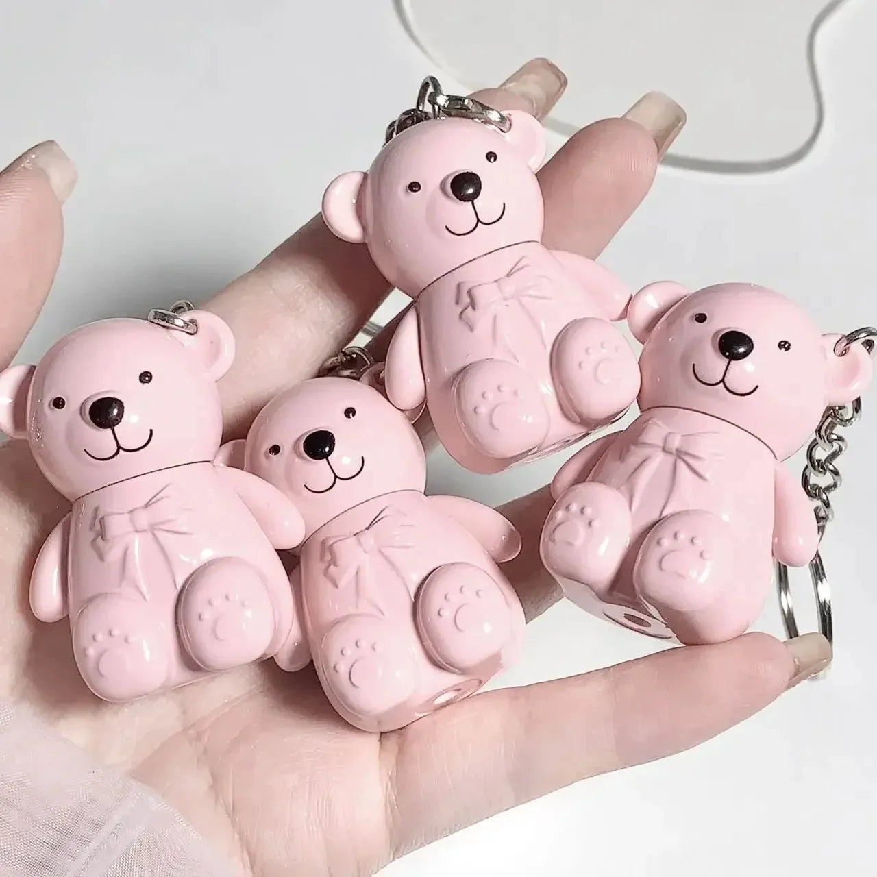 Cute Bear Key Chain Tint Glossy Lip Gloss