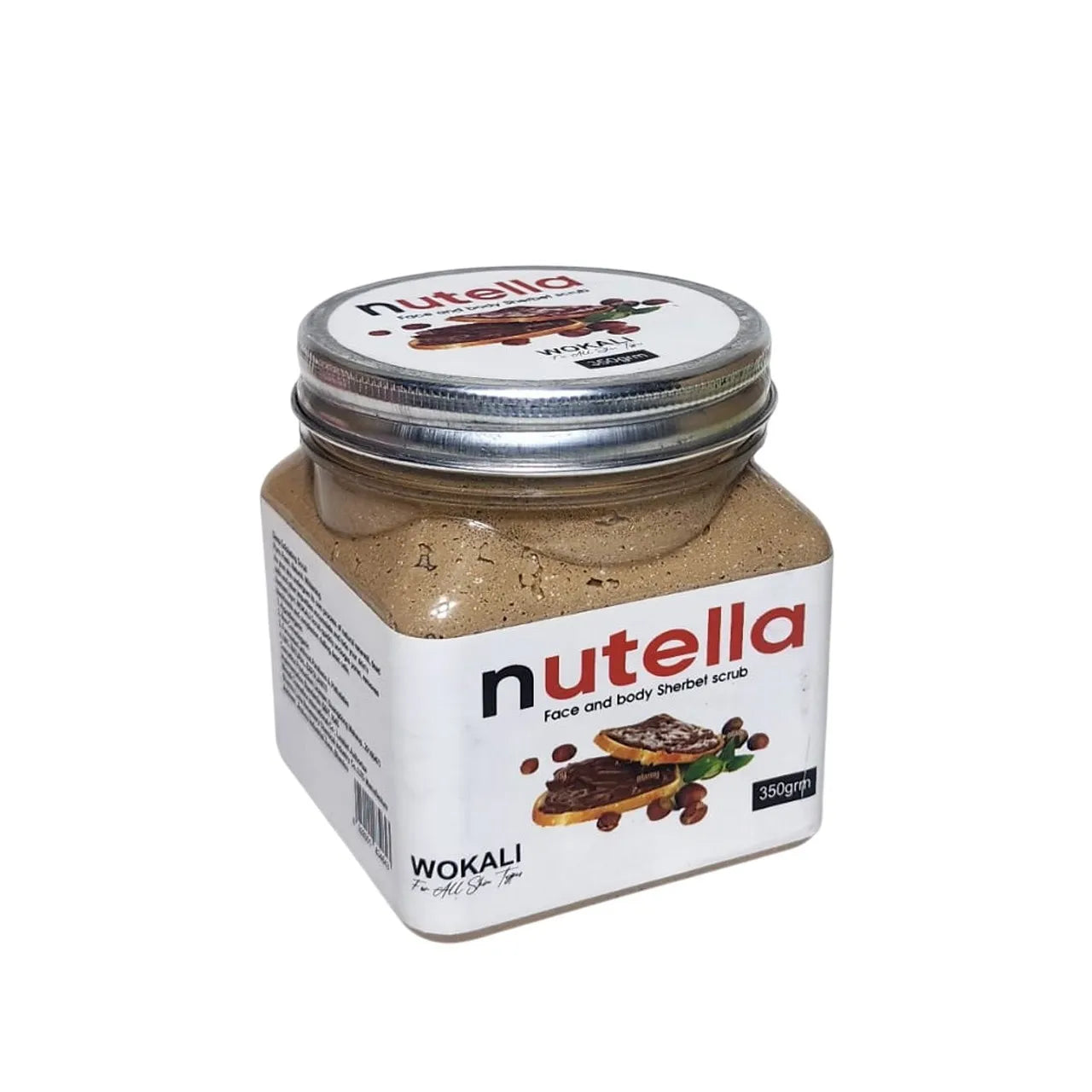 Wokali Nutella Face & Body Sherbet Scrub – 350ml