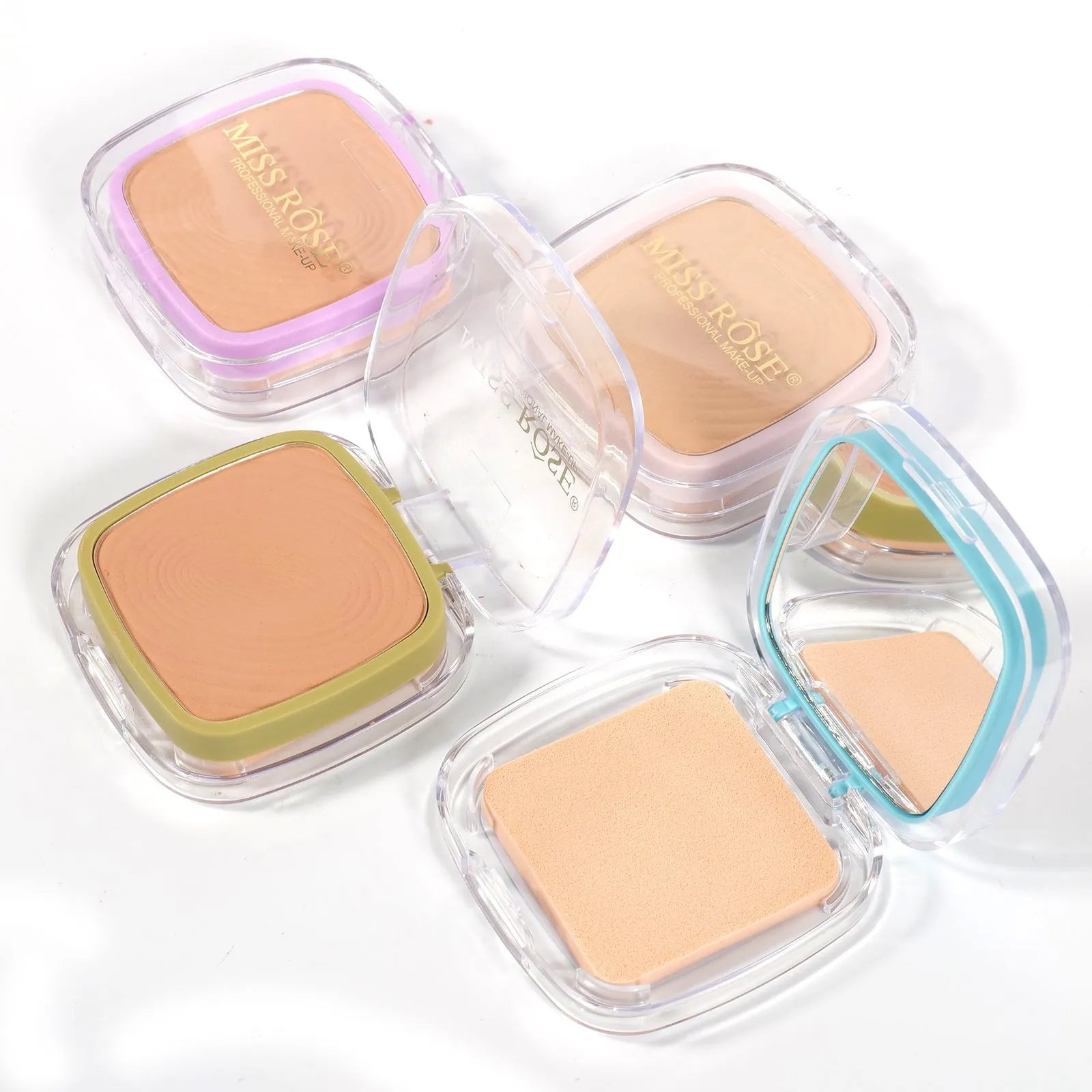 Miss Rose Glow-Gild Compact Powder