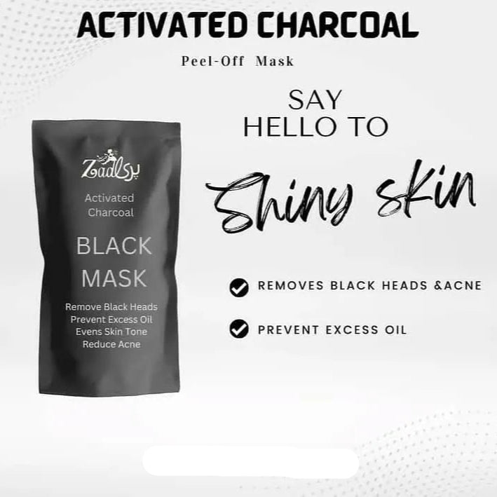 Parizad Activated Charcoal Black Mask