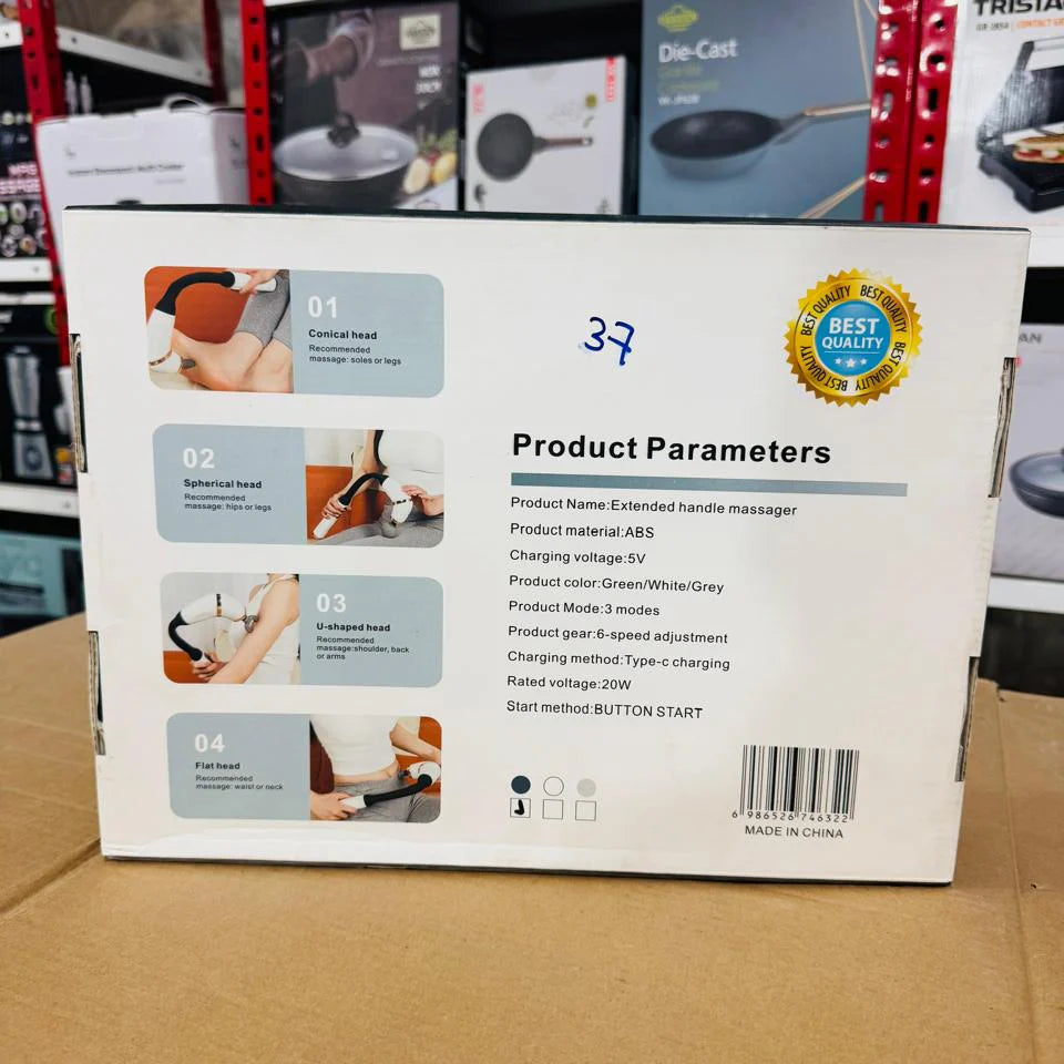 Blueidea Extended Handle Rechargeable Massager BLD-339
