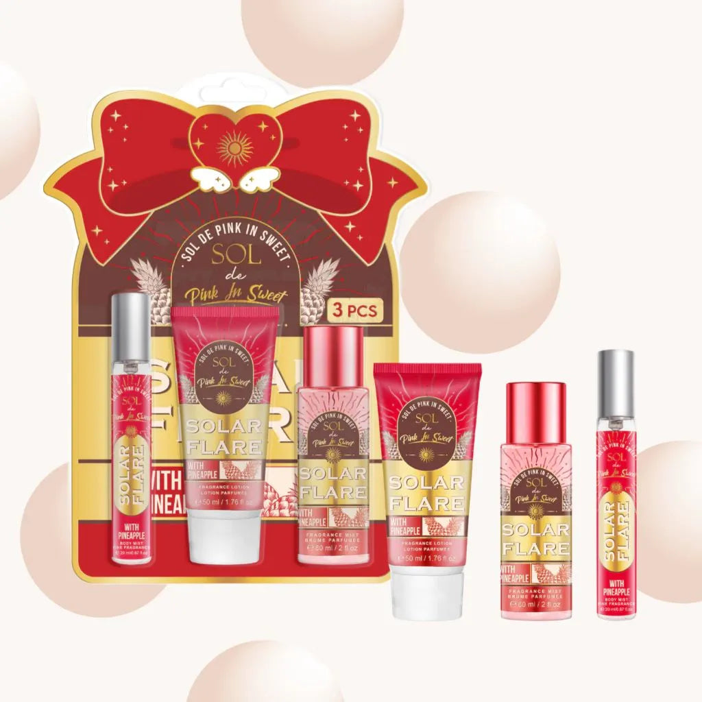 Sol - New Solar Flare Fragrance Set Body Mist - Perfume - Lotion