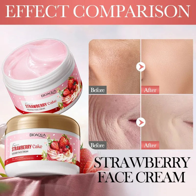 Bioaqua Fragrance Strawberry Cake Nourishing Face Cream – 100 g