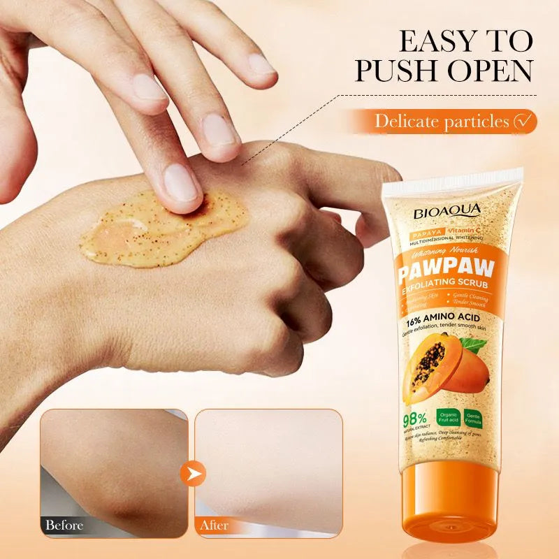 Bioaqua PAWPAW  Papaya Vitamin C Exfoliating Scrub