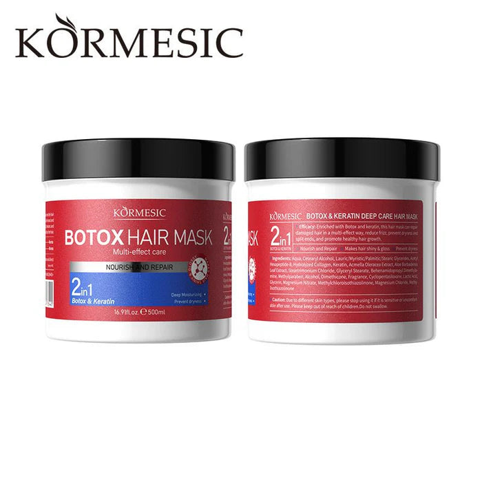 KORMESIC Natural 2 in 1 Botox Keratin Hair Mask - 500ml