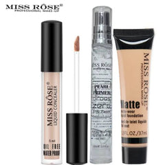 Miss Rose 3 in 1 Makeup Deal – Matte Tube, Primer & Concealer