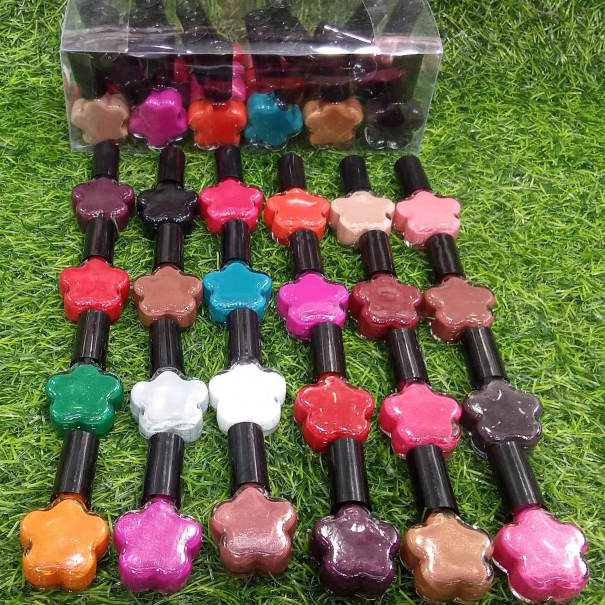 Star Peel-Off Nail Paint 24 pcs