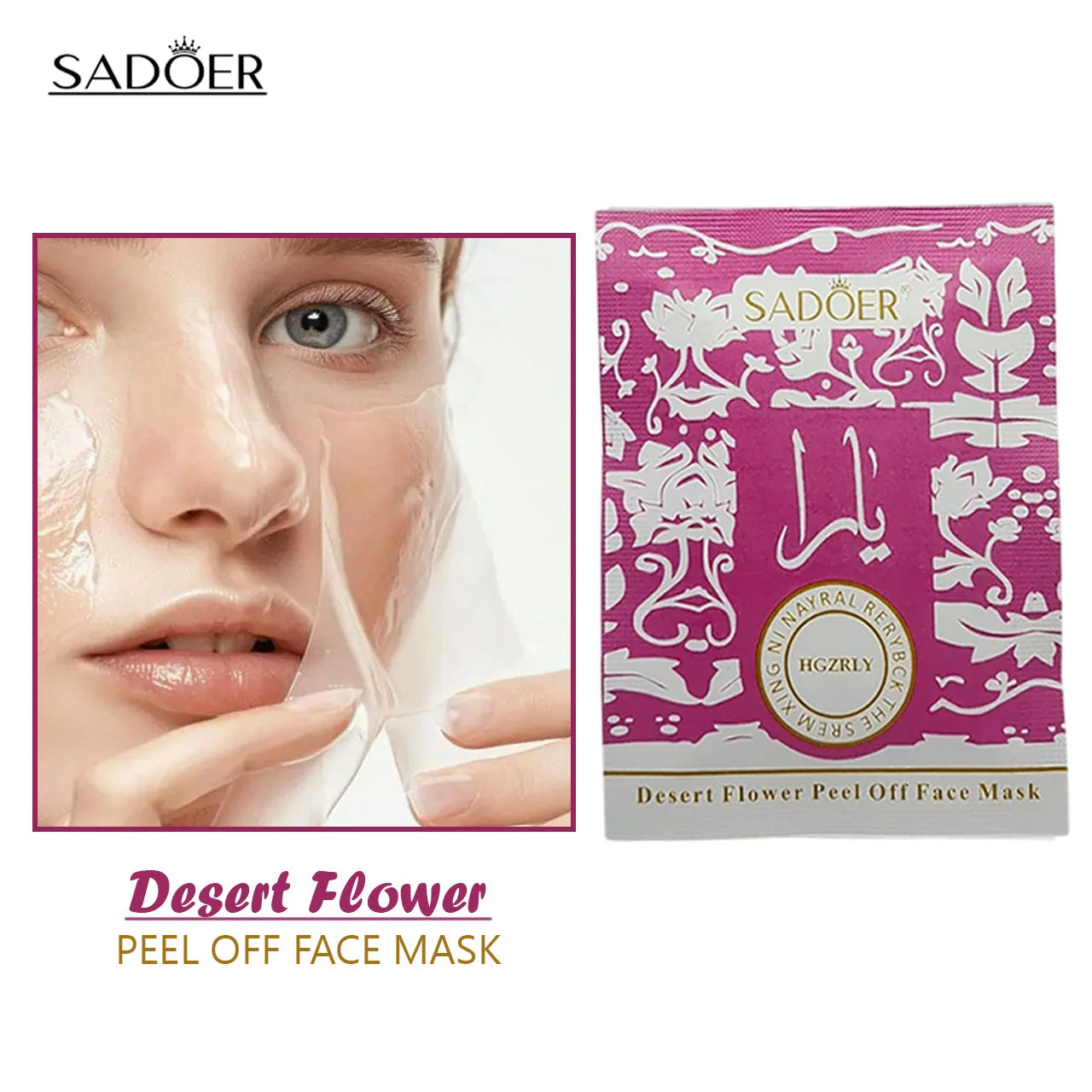 Sadoer Yara Peel Off Face Mask – Pack of 10