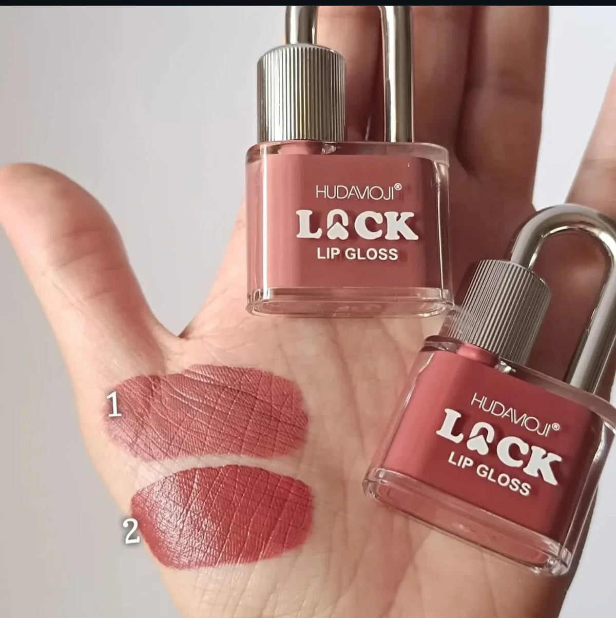 Hudamoji - Lock Shape Matte Lip Gloss