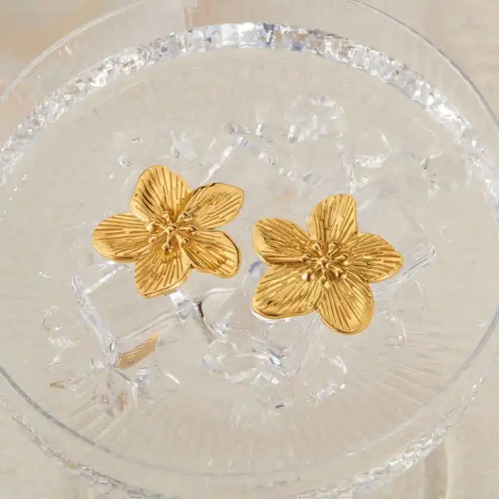 Designer Flower Studs Earring