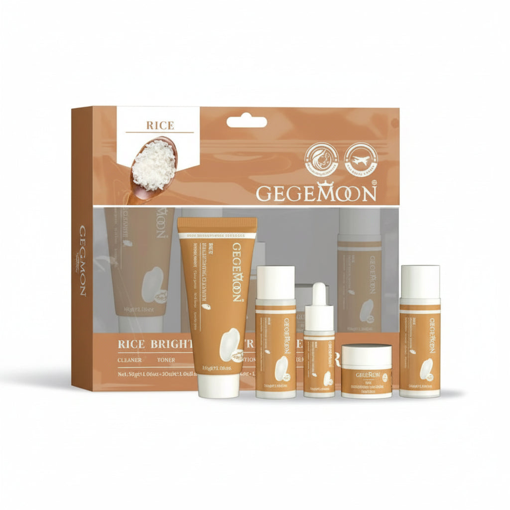 Gegemoon Rice Brightening Travel Set – 5-Piece